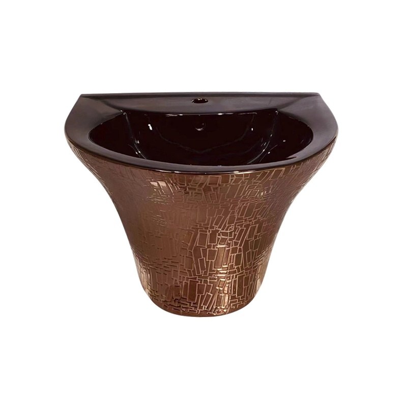 LT-525-GI-HE-RG colored wall-hung-basins