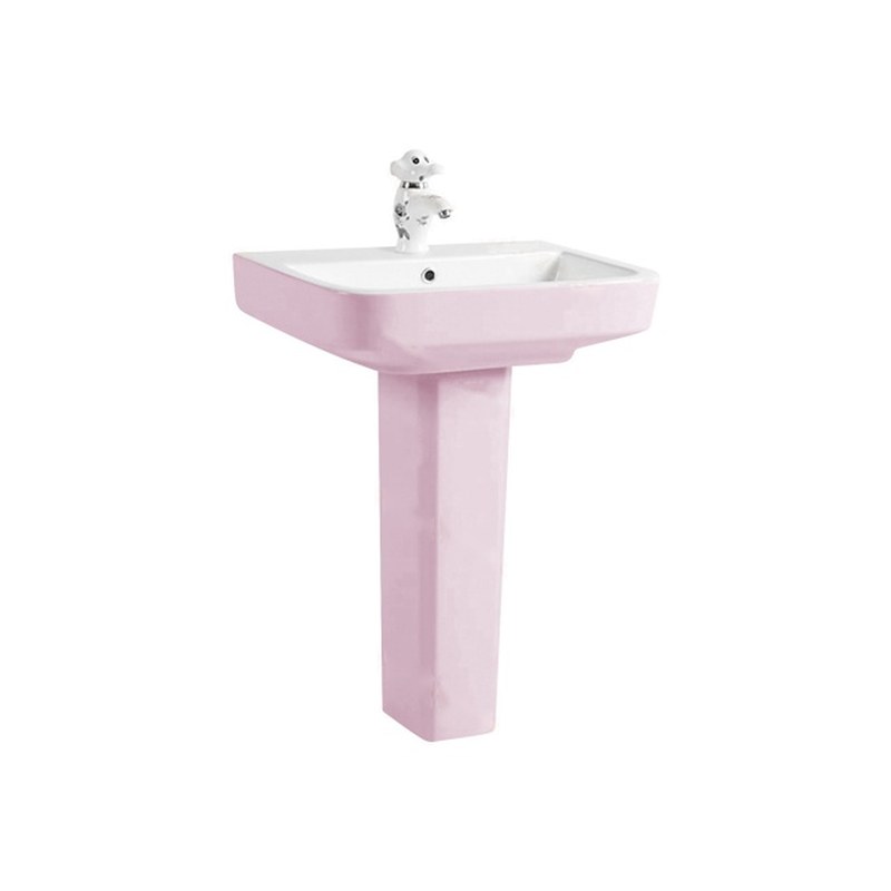 LT-350P-CG-WLP white pedestal-basins