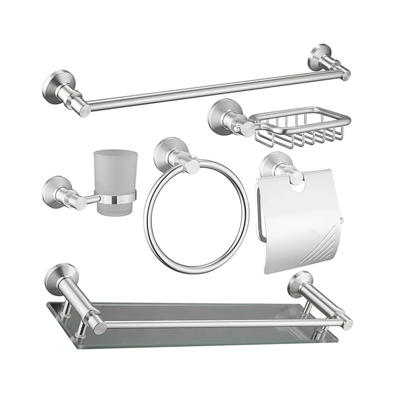 LT-AL8500-6C-S bathroom hardware set, towel bar, bath accessory