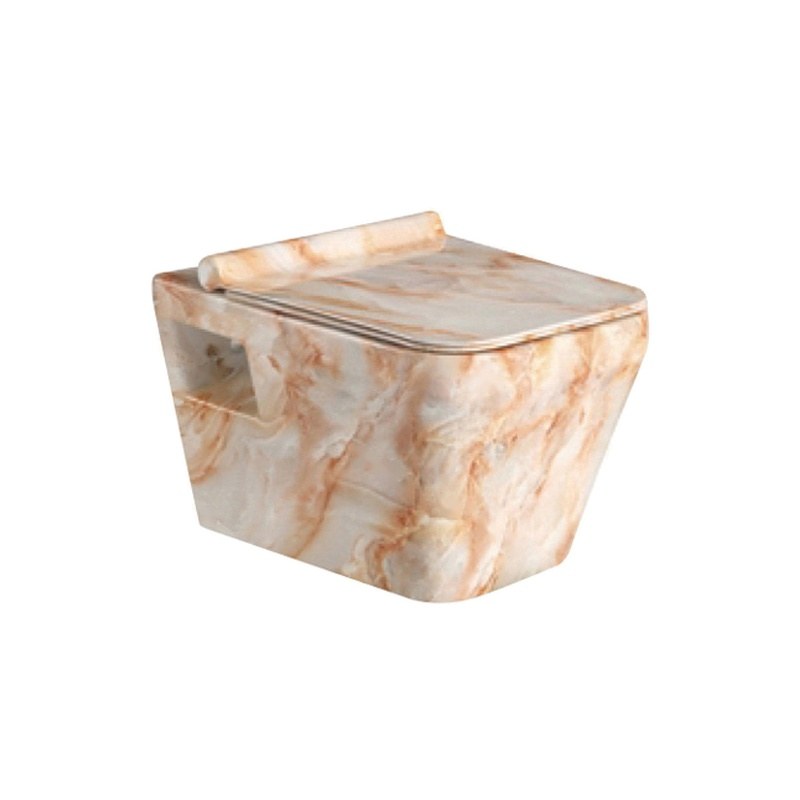 LT-WHT4053-DP-CT-182 colored wall-hung-toilets