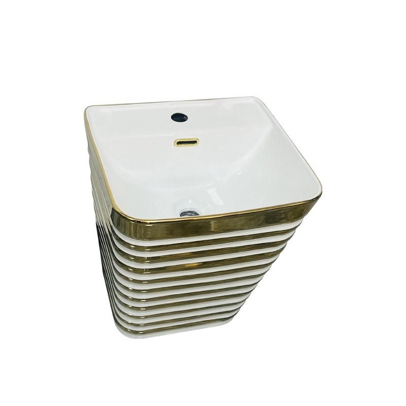 LT-5145-GI-WGL gold wall-hung-basins