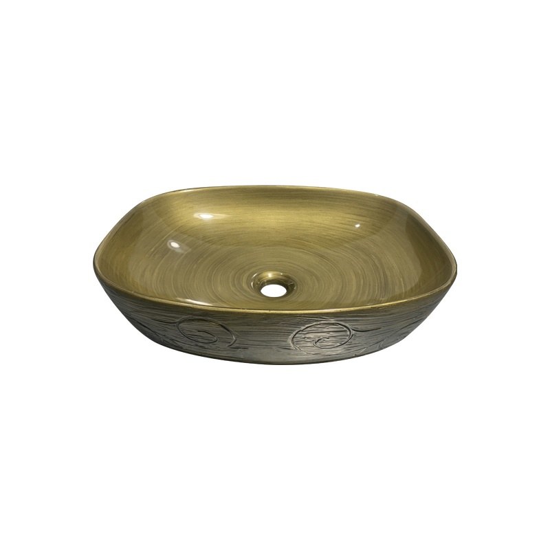 LT-6018-CP-BR gold art-basins