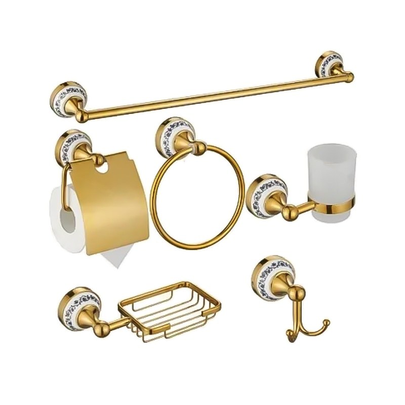 LT-ZS7900-6A-G bathroom hardware set, towel bar, bath accessory