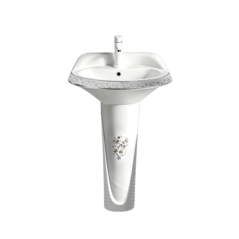 LT-314P-D-1 white pedestal-basins