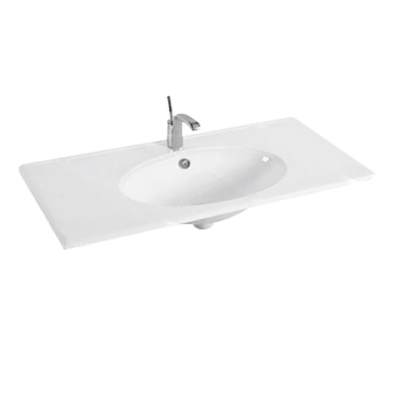 LT-705 white countertop-basins