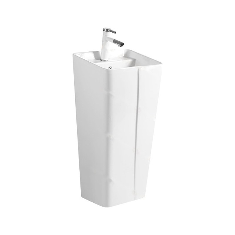 LT-382 white pedestal-basins