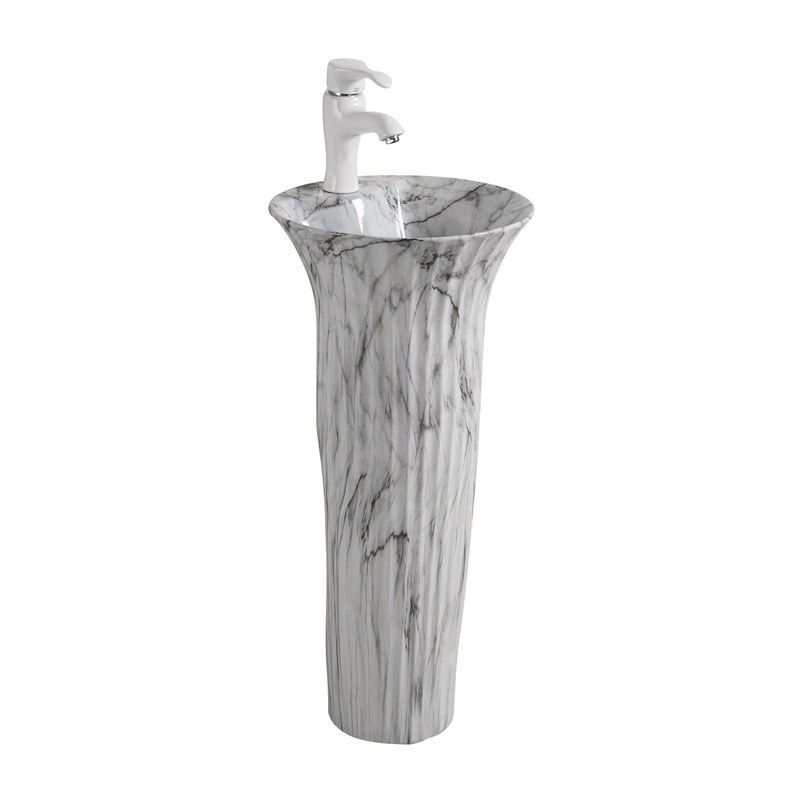LT-336-DP-CT-14 patterned pedestal-basins
