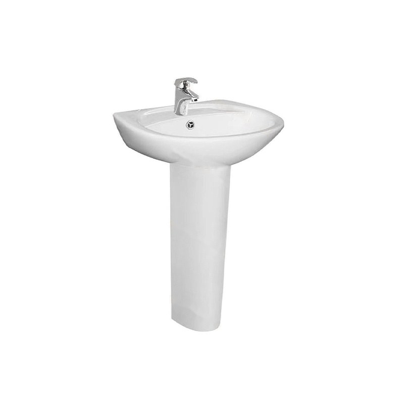 LT-386P white pedestal-basins