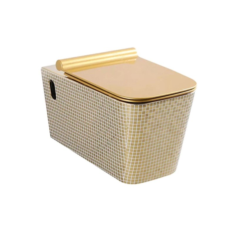 LT-403W-GID-G2 gold wall-hung-toilets