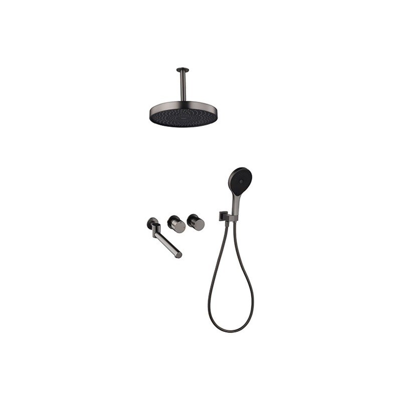 LT-10086-BRA-AZLYHS shower set, shower system, complete shower kit