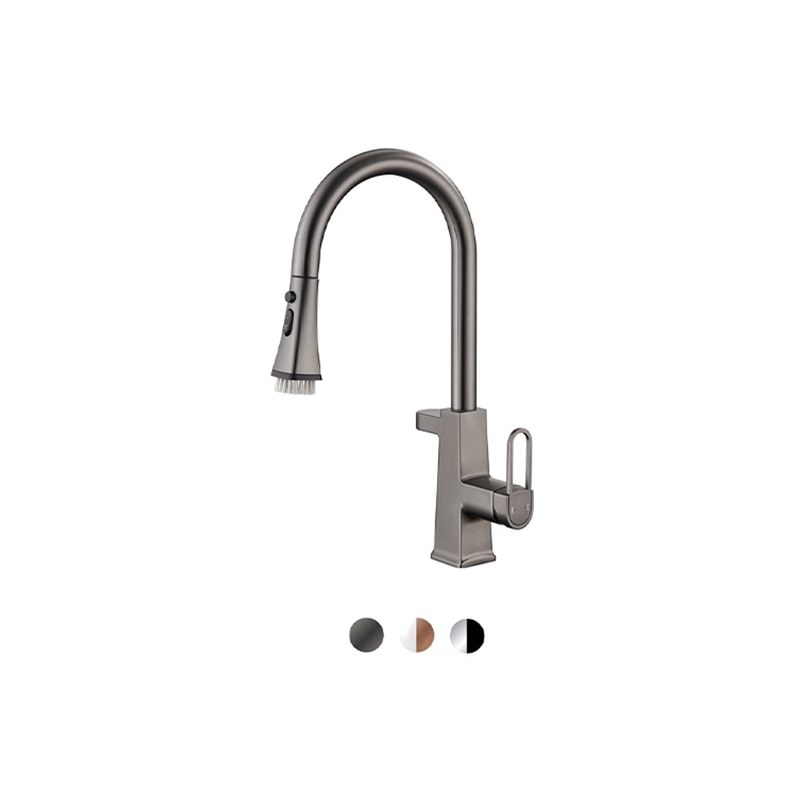 LT-10014-BRA-TCCLSSCLRLT kitchen faucet, kitchen mixer tap, sink faucet