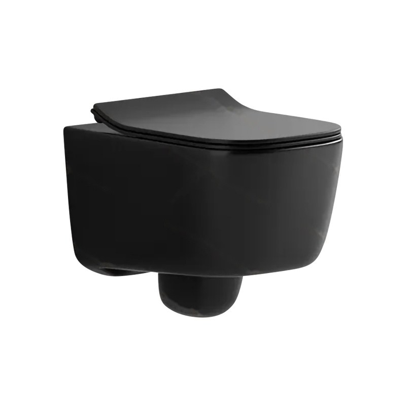 LT-451W-M-BL black wall-hung-toilets