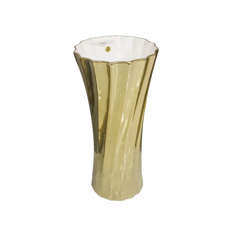 LT-317-GI-GW gold pedestal-basins