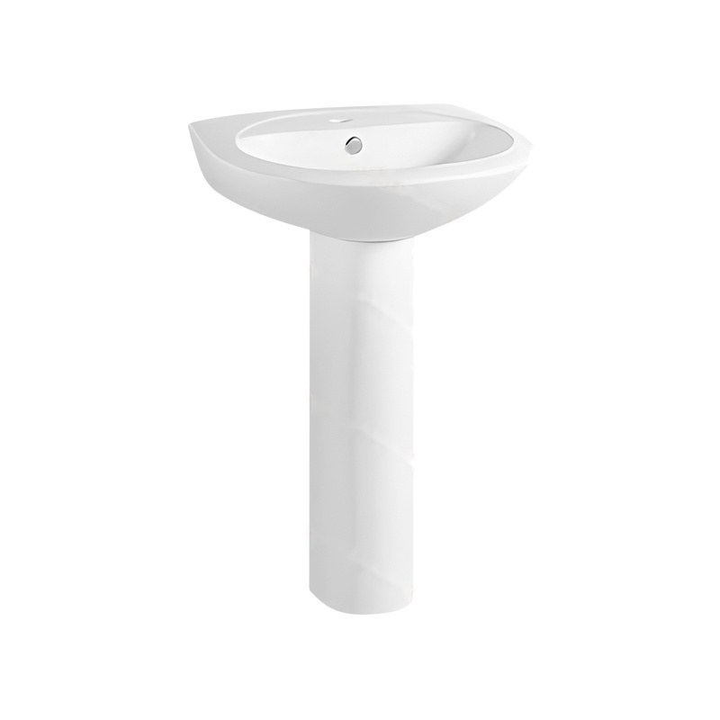 LT-376PB white pedestal-basins