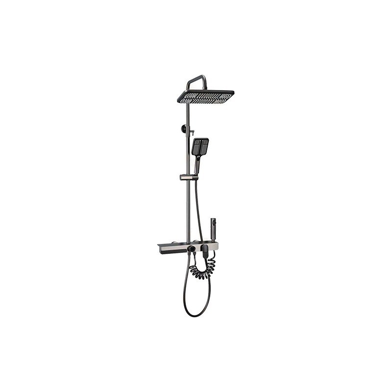 LT-10238-BRA-YTLYHS shower set, shower system, complete shower kit