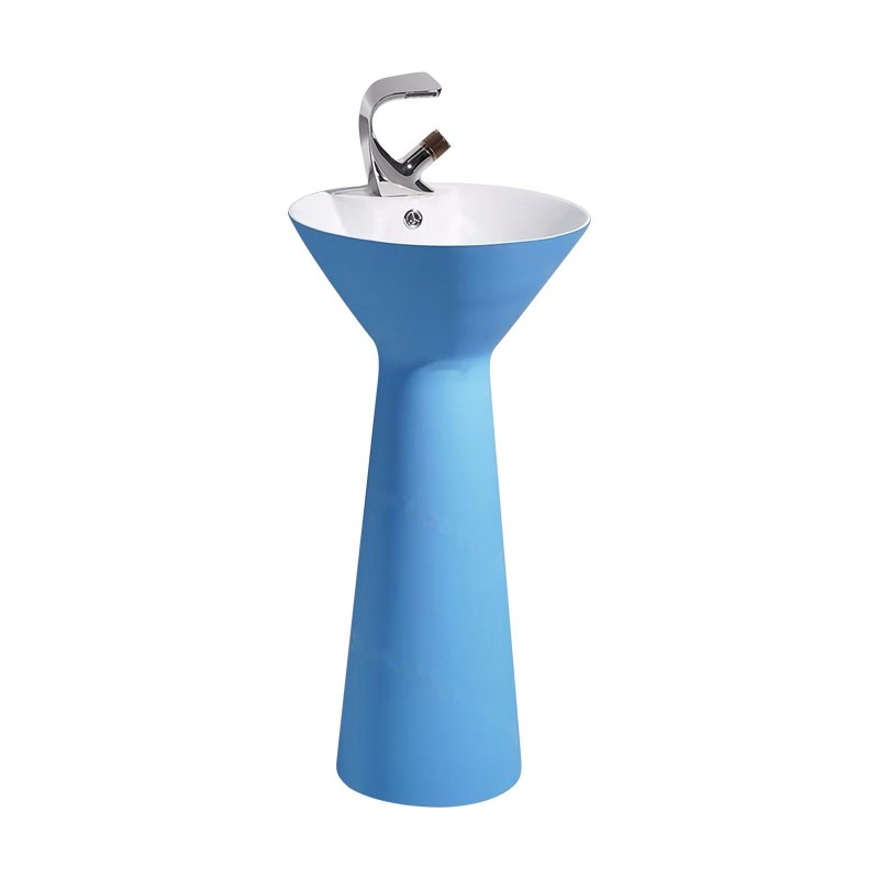 LT-333-M-BUW patterned pedestal-basins
