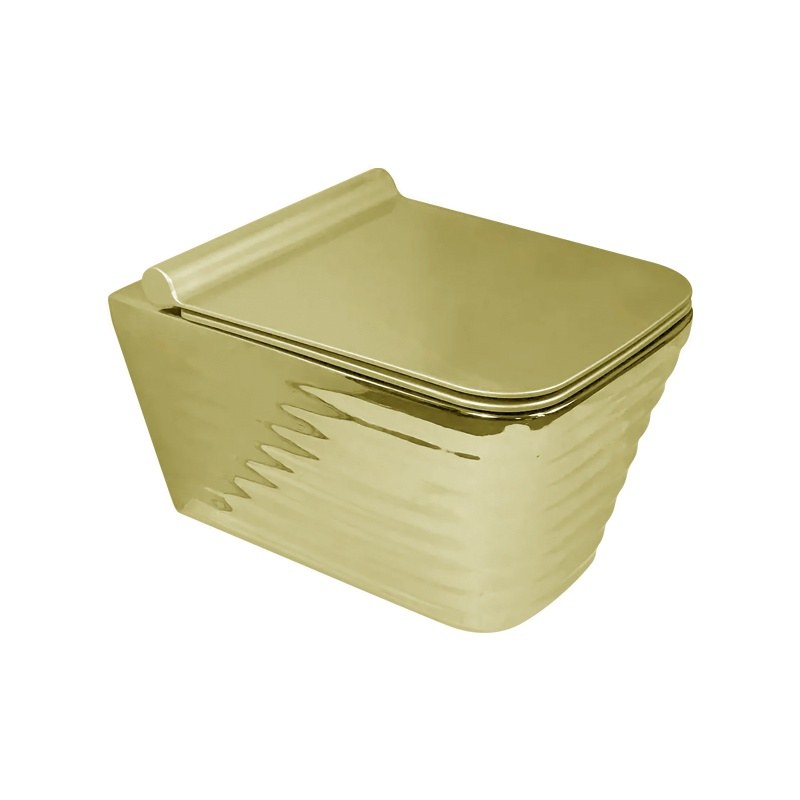 LT-WHT4031-GI-PG gold wall-hung-toilets