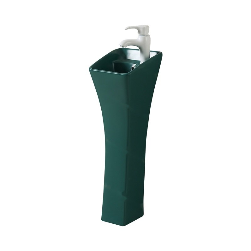 LT-308-M-BG colored pedestal-basins