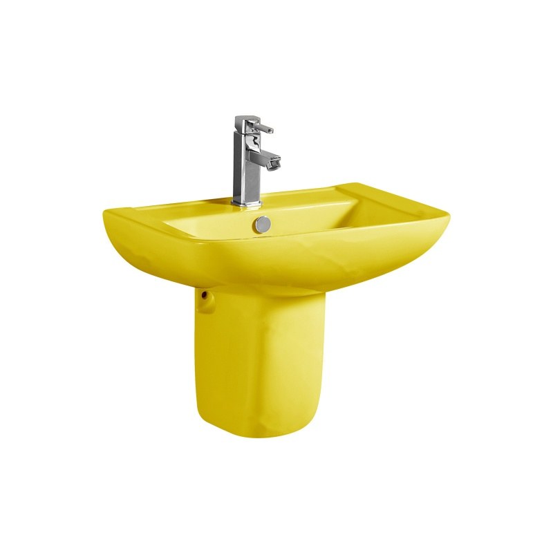 LT-538P-CG-Y gold wall-hung-basins