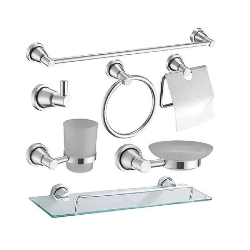 LT-AL8600-7B-S bathroom hardware set, towel bar, bath accessory
