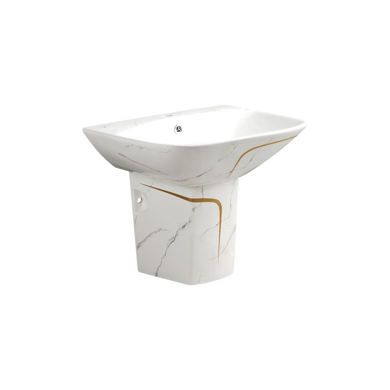 LT-583P-DP-WGL patterned wall-hung-basins