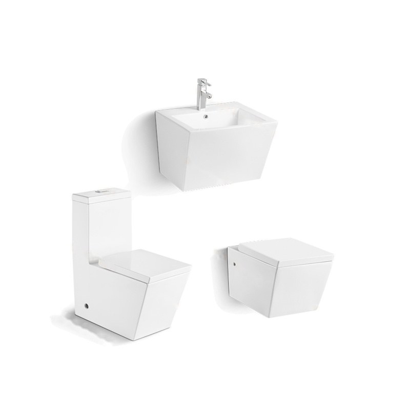 LT-1104--LT-404W--LT-504 white one-piece-toilet-suites