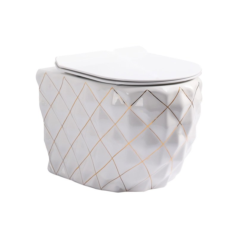 LT-WHT4020-CG-WG2 patterned wall-hung-toilets