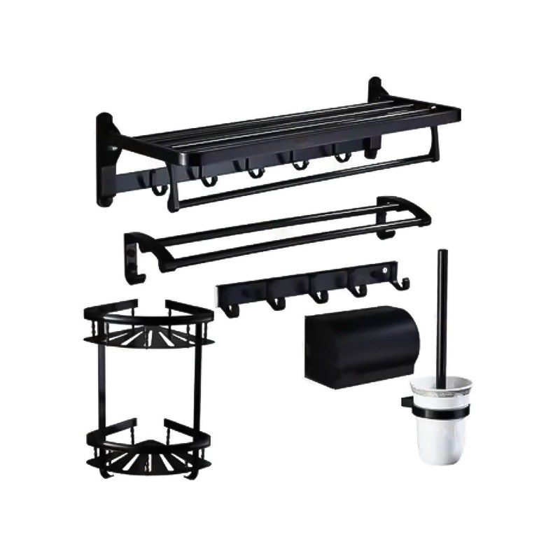 LT-AL1000-6A-B bathroom hardware set, towel bar, bath accessory