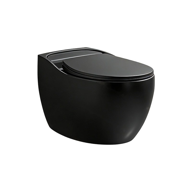 LT-WHT4047-M-BL black wall-hung-toilets