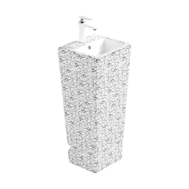 LT-347-DC-CT3 white pedestal-basins