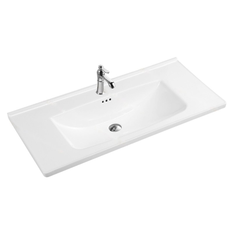 LT-742E white countertop-basins