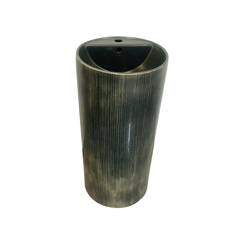 LT-393-SE-M-CBRBL1 black pedestal-basins