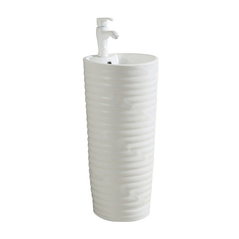 LT-367-M-PW white pedestal-basins