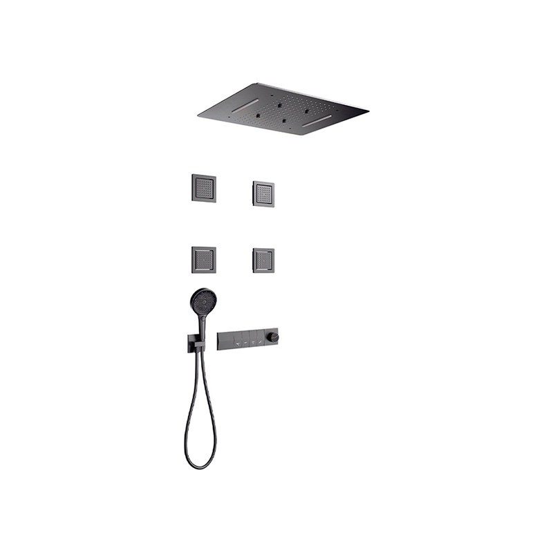 LT-10018-BRA-AZLYHS shower set, shower system, complete shower kit