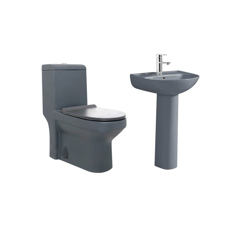 LT-1085-CG-MDG----LT-315P-M-DG white two-piece-toilet-suites