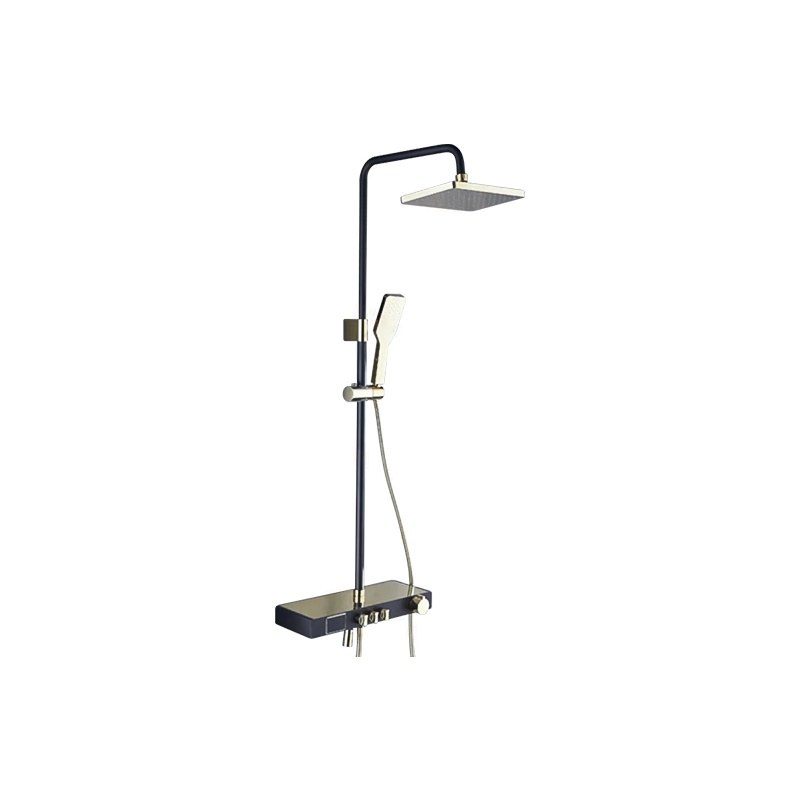 LT-10324-BRA-YTLYHS shower set, shower system, complete shower kit