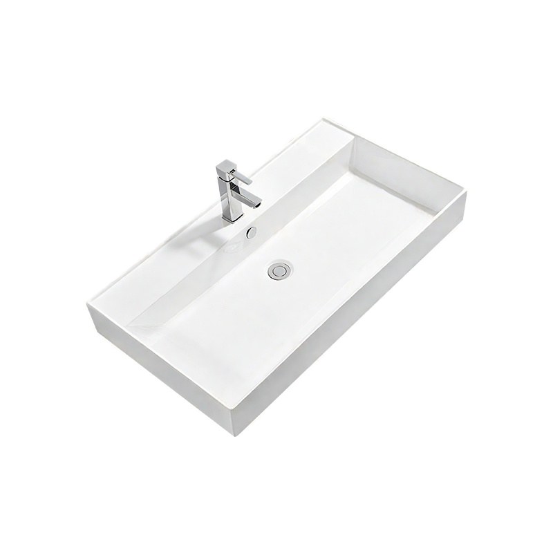 LT-7105 white countertop-basins