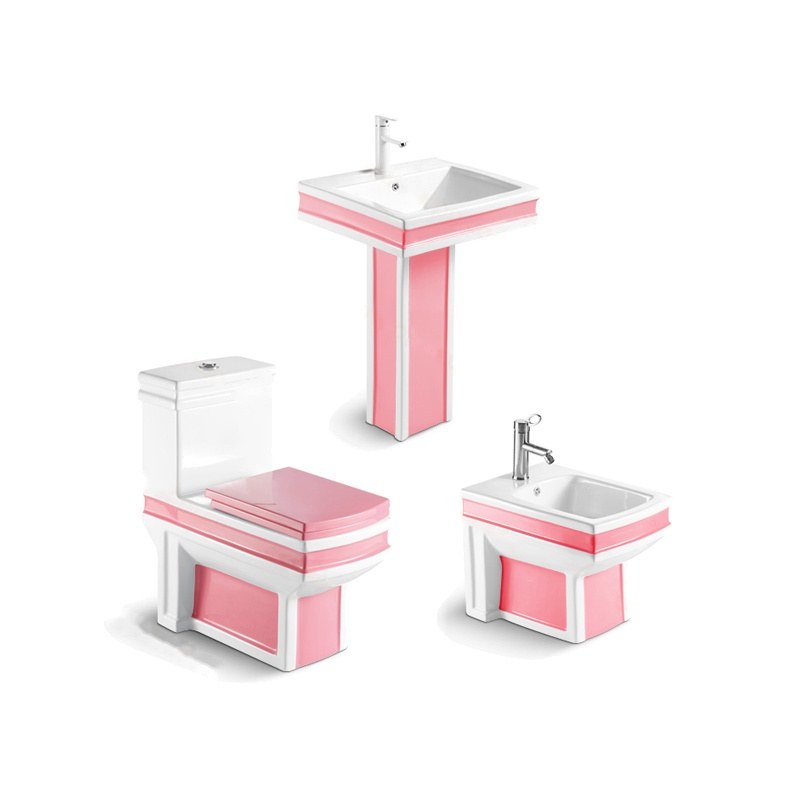 LT-1028-CG-WLP--LT-428B-CG-WLP--LT-328P-CG-WLP colored one-piece-toilet-suites