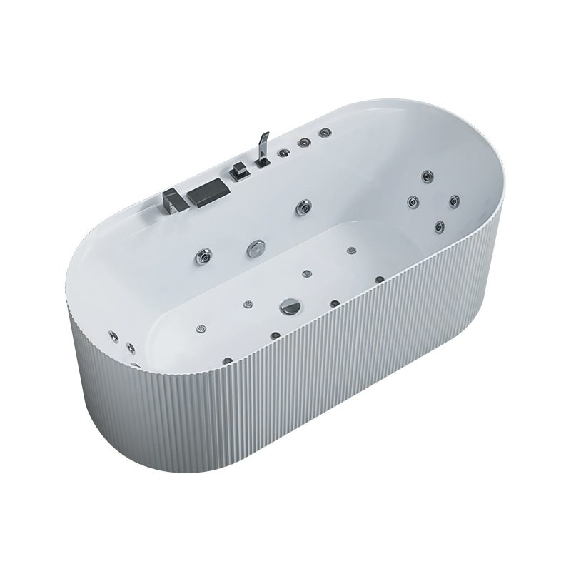 LT-10021-MA-YG bathtub, freestanding tub, soaking tub