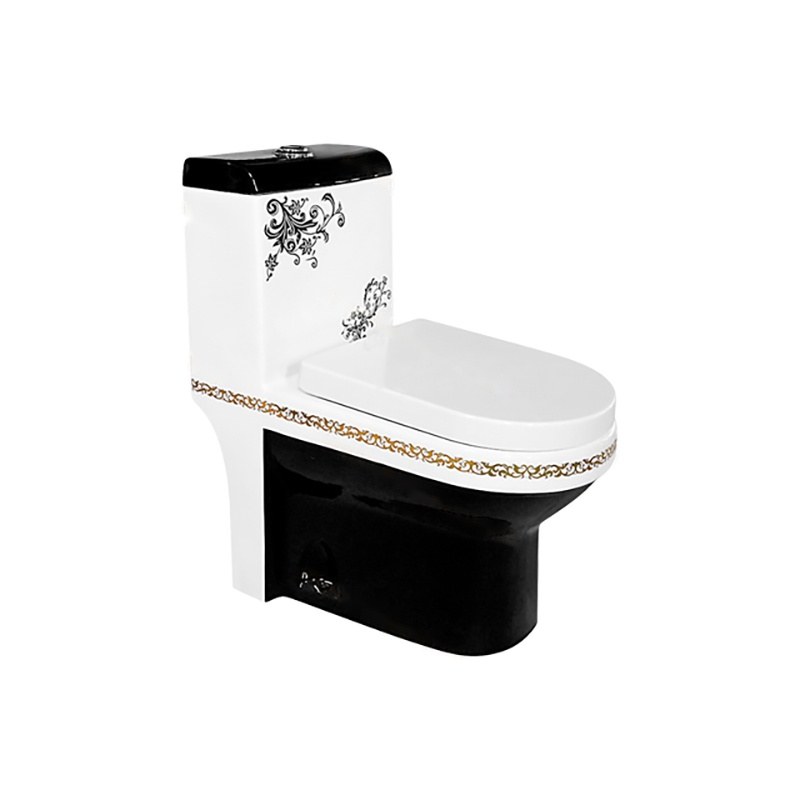 LT-1085-GID-G12 black one-piece-toilets