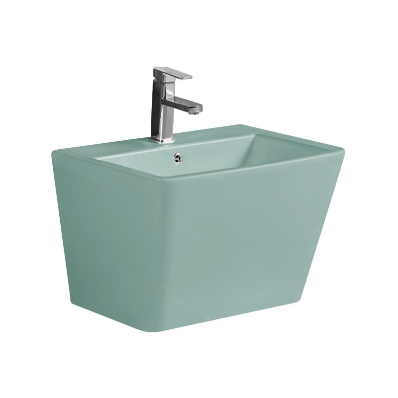 LT-503-M-AG patterned wall-hung-basins
