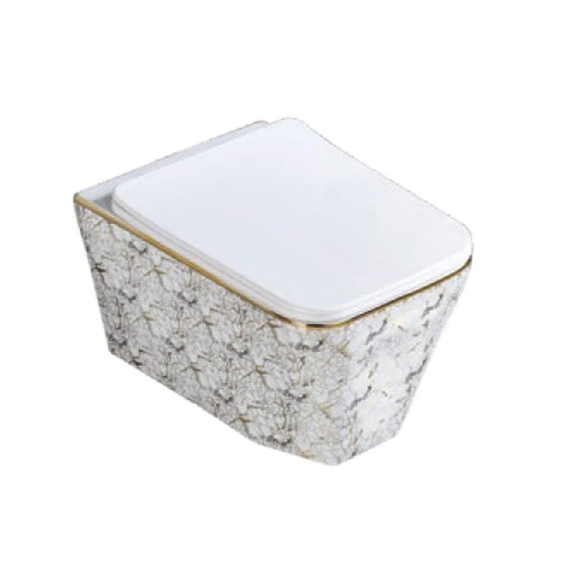 LT-WHT4102-DP-W patterned wall-hung-toilets