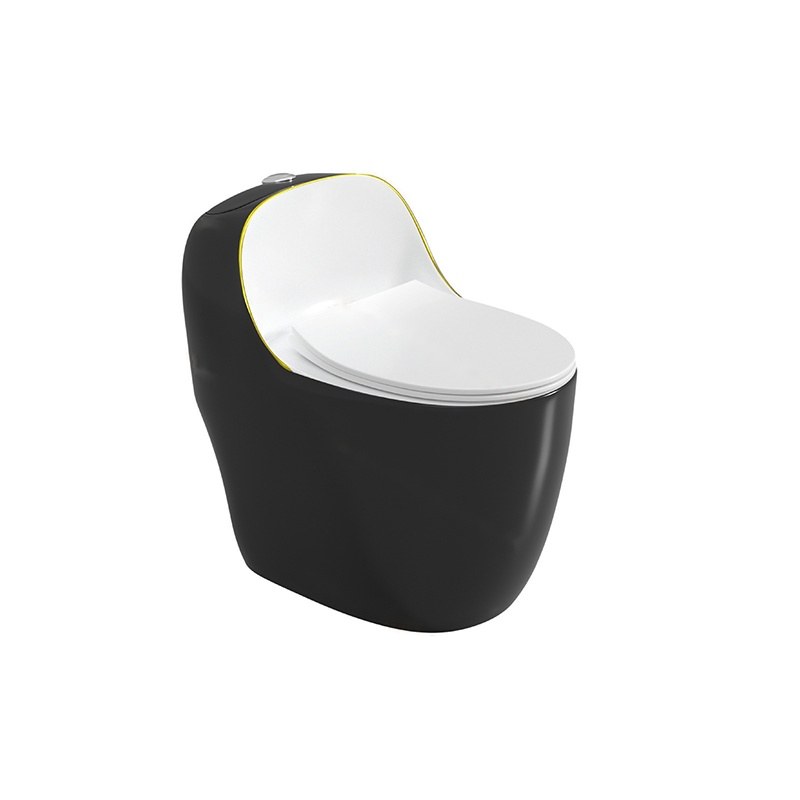 LT-1355-CG-BLGLW black one-piece-toilets