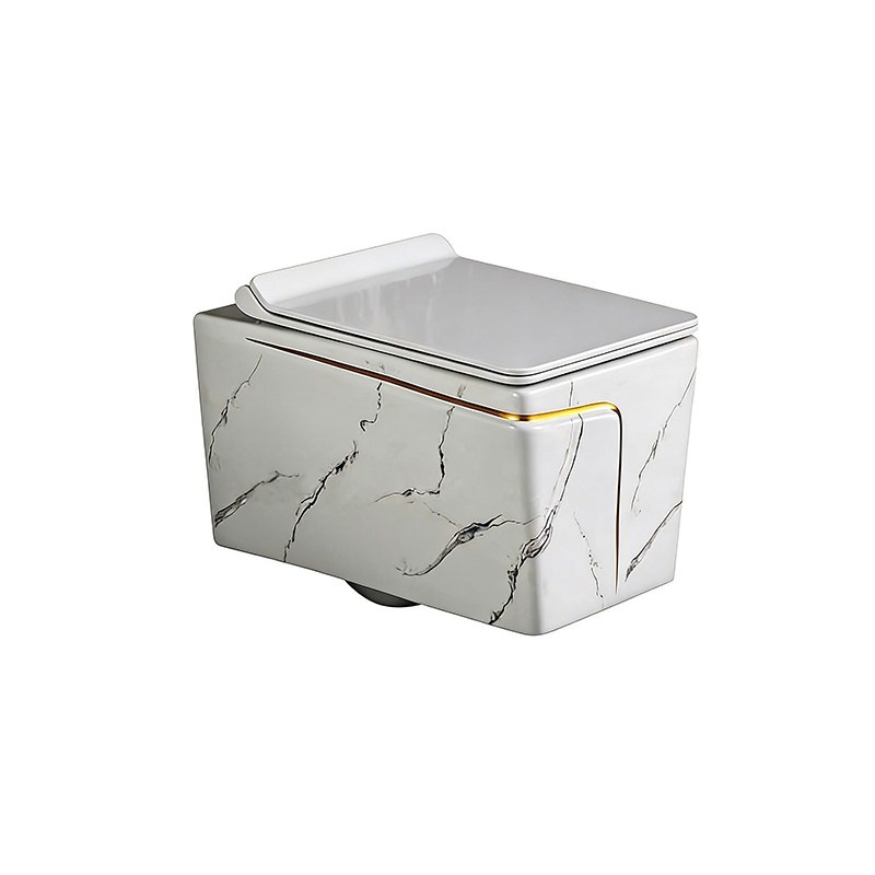 LT-WHT4028-DP-W1 patterned wall-hung-toilets