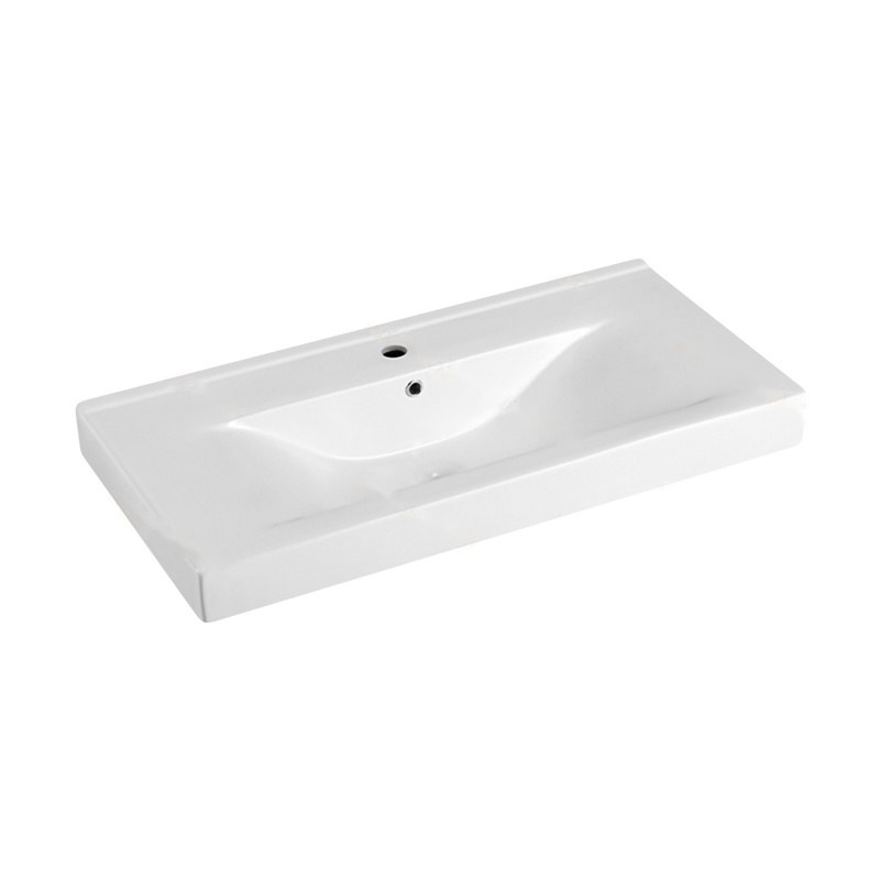 LT-731E white countertop-basins