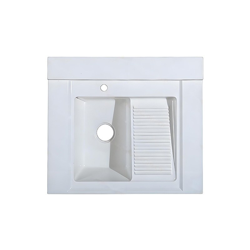 LT-7176 white countertop-basins