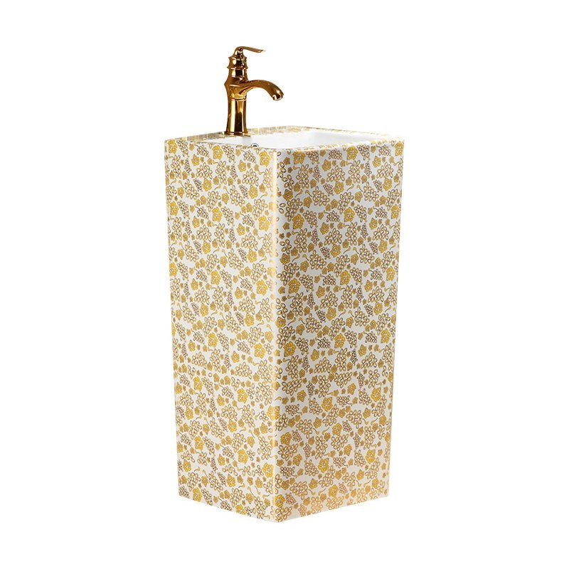 LT-309-ED-CT5 gold pedestal-basins