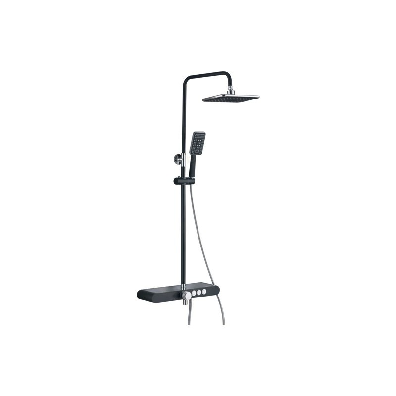 LT-10380-BRA-YTLYHS shower set, shower system, complete shower kit