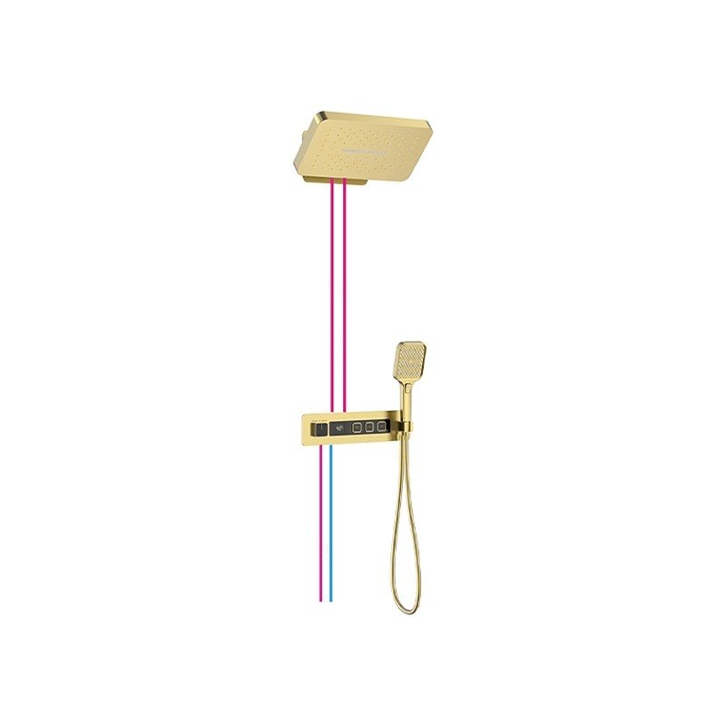 LT-10059-BRA-AZLYHS shower set, shower system, complete shower kit