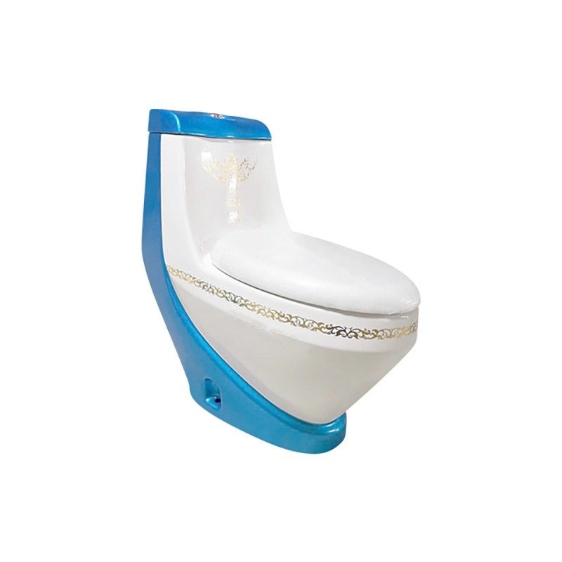 LT-1014-GID-B1 colored one-piece-toilets